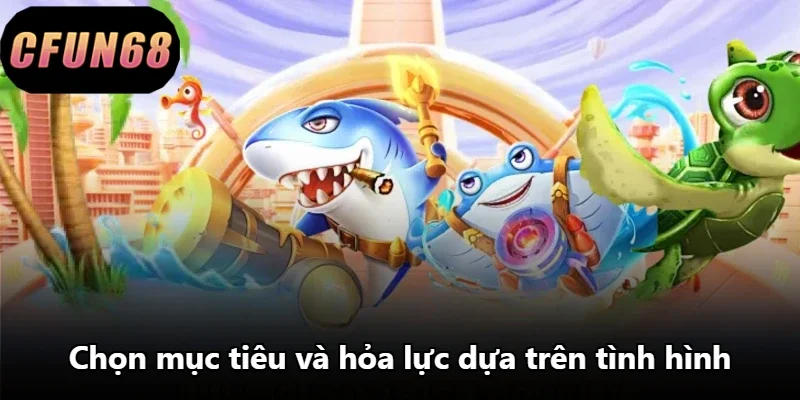 Chọn mục tiêu và hỏa lực dựa trên tình hình
