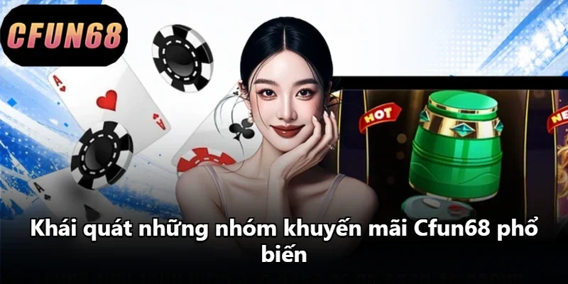Khái quát những nhóm khuyến mãi Cfun68 phổ biến